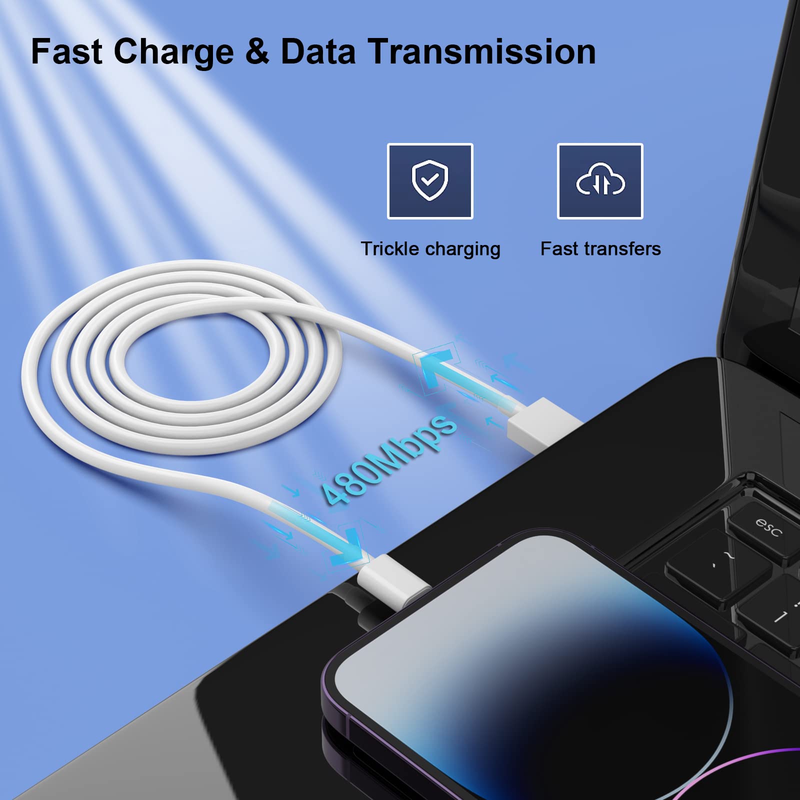 Apple AirPods MAX lightningケーブルタイプ Amazon | Geekria 充電ケーブル 互換性 USB 充電コード USB to